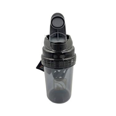 Imagem de COQUETELEIRA GARRAFINHA SQUEEZE SHAKEIRA, Prottector - 450 mL - Preta, único