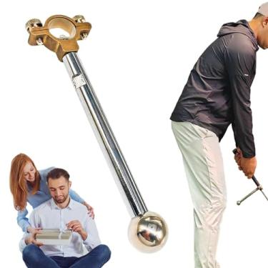 Imagem de Bastão de treino de golfe, treinador de swing de golfe, auxílio de treinamento de swing de golfe, ferramenta de treinamento de correção de balanço, desenvolve um plano de balanço mais consistente