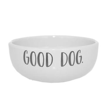 Imagem de Pet Injet Comedouro Cerâmica Good Dog Pequeno Branco