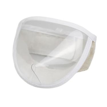 Imagem de IEUDNS Focinho de gato para máscara facial de higiene, suprimentos reutilizáveis para animais de estimação, protetor bucal transparente para limpeza, corte, M