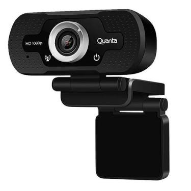 Imagem de Webcam Quanta QTWCM10 Full HD com Lente 3.6 mm Preto