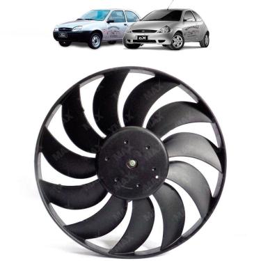 Imagem de Ventoinha Radiador Ford Fiesta Courier Ka C/Ar -Novo
