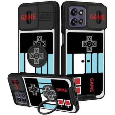 Imagem de Funermei Capa para Moto G Power 5G 2025, para Moto G Play 2025 - Capa de telefone feminina bonita com capa de câmera e suporte de anel Funda para Motorola G Power 5G 2025/G Paly 2025