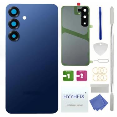 Imagem de HYYHFIX Substituição de vidro traseiro Galaxy S25 Plus para Samsung Galaxy S25 Plus SM-S938U 17.0 cm capa traseira de vidro à prova d'água e lente de câmera + kit de ferramentas de reparo profissional