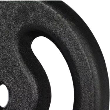 Imagem de Anilha Halter Ferro Fundido 4Kg Pintada Musculação Treinos