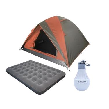 Imagem de Barraca Venus Ultra 4 Pessoas + Colchao Casal Fit + Lampada