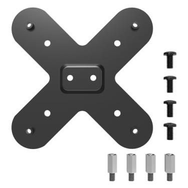 Imagem de Kado Suporte de montagem na parede de 75 x 75 mm a 100 x 100 mm, conversor de padrão de montagem universal para monitores, TVs, mini PCs e monitores de cetro