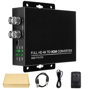 Imagem de Conversor WANLUTECH TVI CVI AHD CVBS para HDMI 8MP/5MP/4MP/3MP