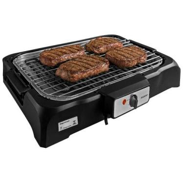 Imagem de Churrasqueira Elétrica 1800W 8 Níveis Portátil de Mesa 110v - Nagano