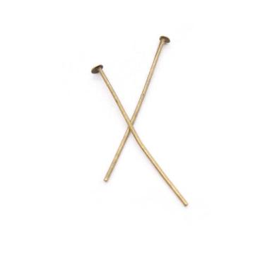 Imagem de Alfinete Metal Ouro Velho 30mm 1000pçs 150g - Macall