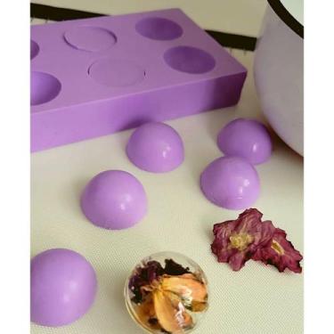 Imagem de L21 Molde de silicone esfera para decorar - confeitariadosmoldes@gmail