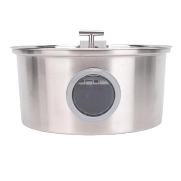 Imagem de Zerodis Fonte de Bebida de Gato Fonte de água de Gato, 3,2L de Aço Inoxidável Automático Cães Internos de Cães Internos Alimentador de água Bebida de Dispensadora de para Animais de Estimação para