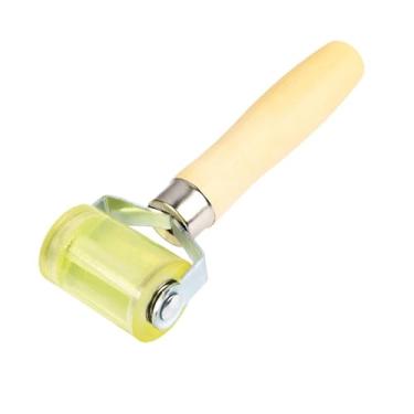 Imagem de JicSuXi Rolo de amortecimento de som automotivo, rolo de costura, ferramenta de manutenção e alisamento com cabo de madeira para projetos "faça você, L