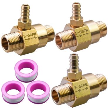 Imagem de MQLPXI Injetor químico de 2-8 Gpm adequado para lavadora de pressão de bomba geral 100774 100775 100776, incluindo injetor de sabão injetor de fluxo descendente de orifício de alta tração