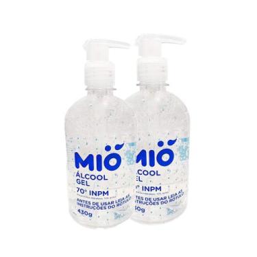 Imagem de Kit 2 Álcool Gel 70% Mió Antisséptico 430g