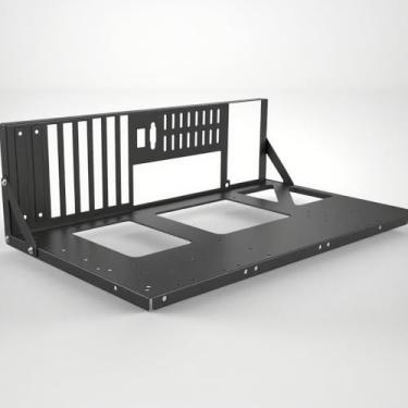 Imagem de Capa de PC a céu aberto, capa de PC de banco de teste, suporte de placa mãe de servidor, capa de computador de estrutura aberta ATX, suporte de capa de PC DIY para placas-mãe X79 X99 E-ATX ATX MATX