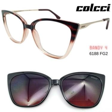 Imagem de Armação de Grau Colcci Bandy 4 6188 com 1 clipon FG2, Fg2