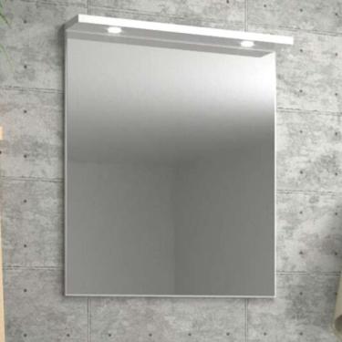 Imagem de Espelho Para Banheiro Com Led 80cm Mdf Verde - On Móveis