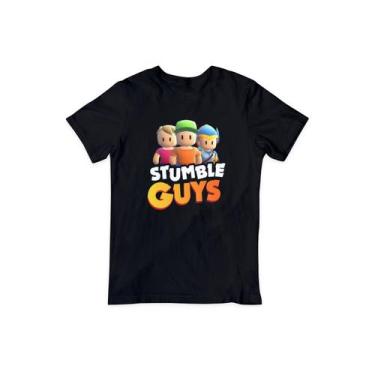 Imagem de Camiseta Stumble Guys Gamer para crianças e adultos 100% algodão - Lig