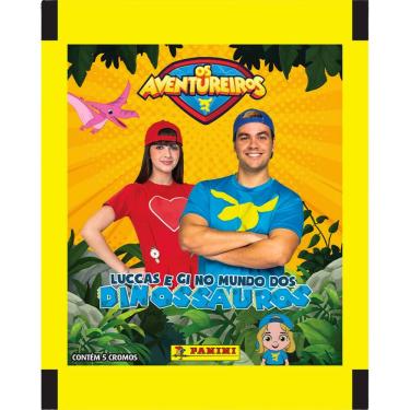 Imagem de Kit Com 5 Envelopes Para Luccas Neto e Gi Mundo Dino Panini