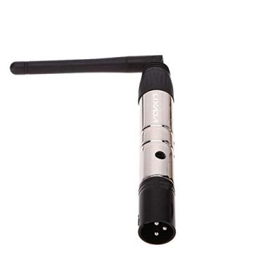 Imagem de Domary Transmissor XLR macho sem fio 2.4G ISM DMX512 LED para luz de festa PAR de palco com antena