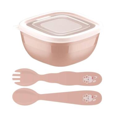 Imagem de Jogo Infantil Tramontina Le Petit 3 Peças Rosa