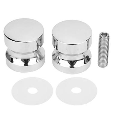 Imagem de Maçaneta da Porta de Vidro Elegante Banheiro, Chuveiro, Furo único, Acessórios de Hardware para Escritório Doméstico, Porta Deslizante, Liga de Alumínio + Luz de Espelho