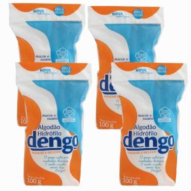 Imagem de KIT 4 ALGODAO ROLO 100G CAIXA DENGO – ESTETICA HIGIENE E CUIDADOS DIARIOS