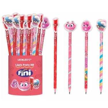 Imagem de 4X Lápis Hb Com Borracha Na Ponta Fini - - Leo & Leo