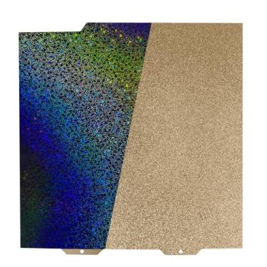 Imagem de IdeaFormer-Placa de construção 3D Rainbow Starry PEY+PEI texturizada para Bambu Lab A1 Mini, chapa de aço de mola PEY PEI de dupla face 184x184 mm para impressoras 3D Bambu A1 Mini