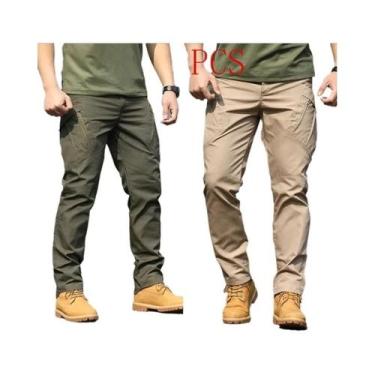 Imagem de Calças Táticas Camufladas Slim Fit Impermeáveis E Respiráveis Para Tre