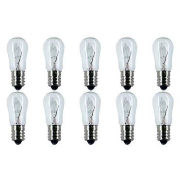 Imagem de CEC Industries #6S6 Lâmpadas de 130 V, 130 V, 6 W, base E12, formato S-6 (caixa com 10)