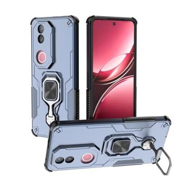 Imagem de SORAKA Capa para VIVO V50 5G com suporte metálico giratório de 360 graus peça de ferro magnética para suporte magnético de telefone para carro