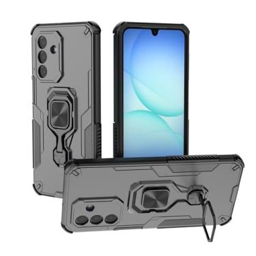 Imagem de SORAKA Capa para Samsung Galaxy A17 5G com suporte de metal rotativo de 360 graus peça magnética de ferro para suporte magnético de telefone para carro preto