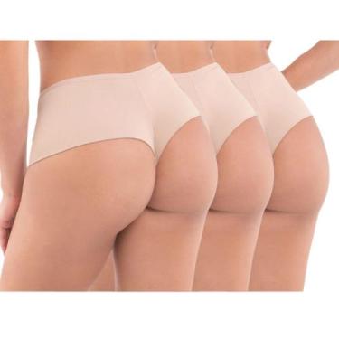 Imagem de Kit 3 Calcinhas Fio Dental Liebe 201702, Chocolate, M