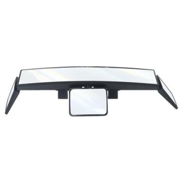 Imagem de Espelhos Retrovisores | 46 Centímetros Prolongador De Clipe De Ângulo Amplo,Espelho Retrovisor de Anti-Reflexo | Para Caminhões, Barcos, Veículos Automotivos, Veículos para Bebés e Usos Marinhos