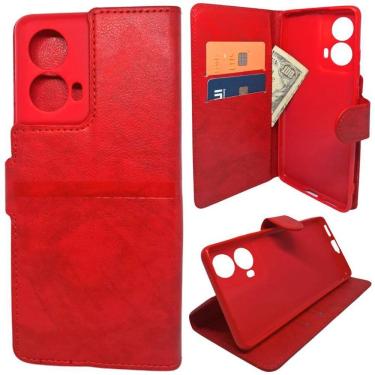 Imagem de Capa Carteira Para Motorola G85  Tela De 6.67  Capinha Case