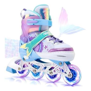 Imagem de Patins 4 Rodas Inline Infantil Rodas Em Led 10x S Juros - Pro Baby, 26