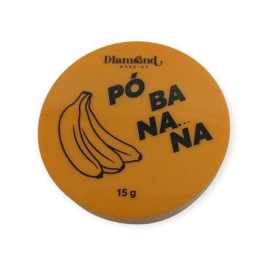 Imagem de Pó De Banana Fixador Translucido Finalizador 15g Amarelo - Diamond