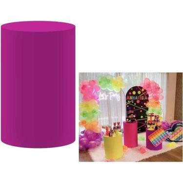 Imagem de Tampa de cilindro FiVan Purple para festa de aniversário de bebê