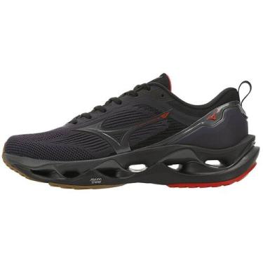 Imagem de Tênis de Corrida Mizuno Wave Stratos 3 Masculino, Preto, 40