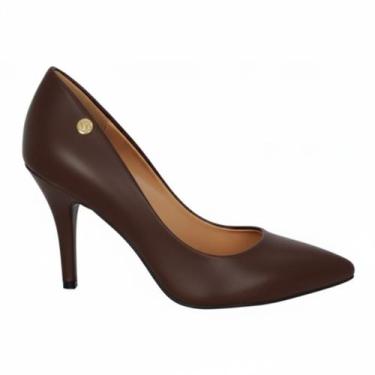 Imagem de Scarpin Scarpan Feminino Vizzano Alto Salto Elegante 1184.1101, Marrom