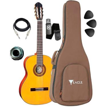 Imagem de Violão Canhoto Eagle Dh69 Eletroacústico Com Bag (STVG)