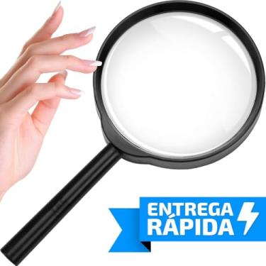 Imagem de Lupa de Mão com Lente de Vidro 60mm | Visão de Alta Definição para Detalhes Finos | A Ferramenta Essencial para Leitura, Hobbies e Profissionais | Design Clássico e Ergonômico