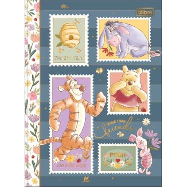 Imagem de Caderno Pooh Brochura Colegial TILIBRA - 80 Folhas (Azul)