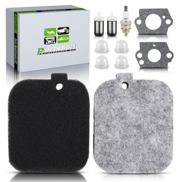 Imagem de partszen Filtro de ar 4229 120 1800 para soprador Stihl BG45 BG46 BG55 BG65 BG85 SH55 SH85 BR45C com filtro de combustível, kit de ajuste de lâmpada de iniciador de vela de ignição, 2 peças