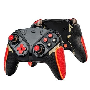 Imagem de Controller Grips for Thrustmaster ESWAP X/X 2 PRO, Skin kit,Anti-Skid, Multi-Texture, Sweat Absorption, Pre-Cut Grips Tape, by SHADOW BOOLT (Black, Red, Gold, for Thrustmaster ESWAP X/X 2 PRO)