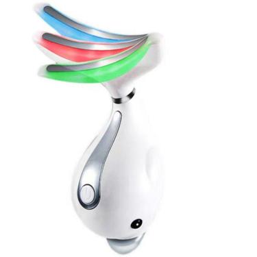 Imagem de Massageador facial de pescoço LED, fototerapia, aquecimento,