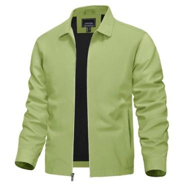 Imagem de Jaqueta TACVASEN Light Windbreaker para homens verde oliva