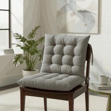 Imagem de Futon Assento para Cadeira Oxford 40x40  Kit 4 ou Kit 6  Almofada Esto